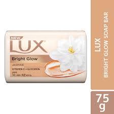 Lux Soap Bar Bright Glow 75g Bright)